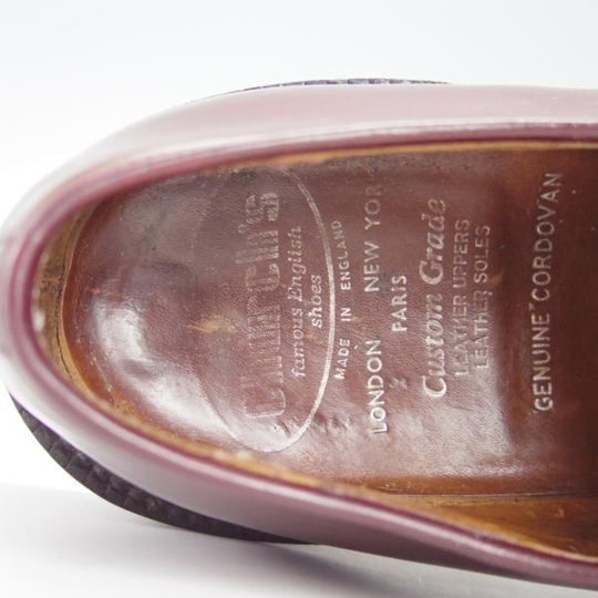 極上★チャーチ 60F/UK6【コードバン仕様★旧チャーチ/224ラスト/STRATTON】プレーントゥ/赤茶/メンズ/Church's★g374