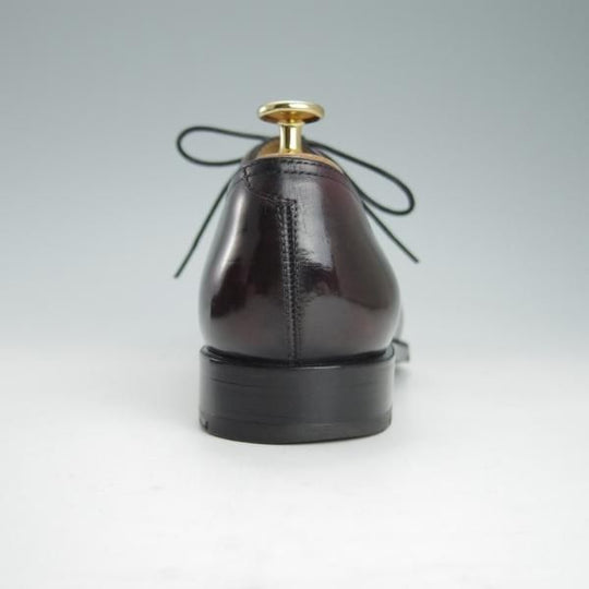 極美品★(仏)ベルルッティ SIZE 7【現行定価25万円以上★アレッサンドロ/ALESSANDRO】ヴェネチアレザー/ホールカット/赤茶/Berluti★g375