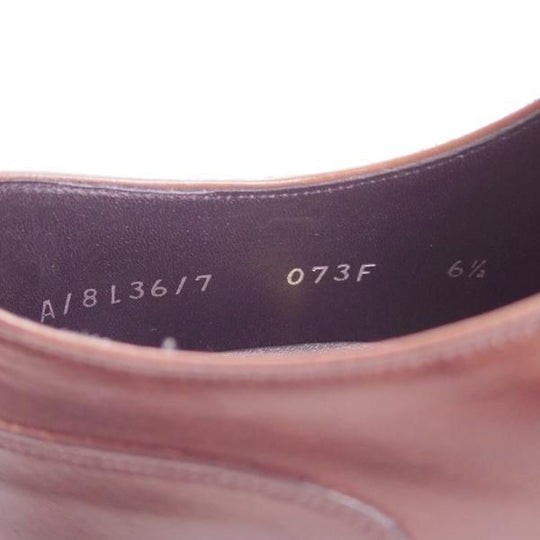 美品★シェットランドフォックス SIZE 6.5【定価￥47,300-★レディング/073F】ストレートチップ/カーフ/濃茶/メンズ/Shetlandfox★g380