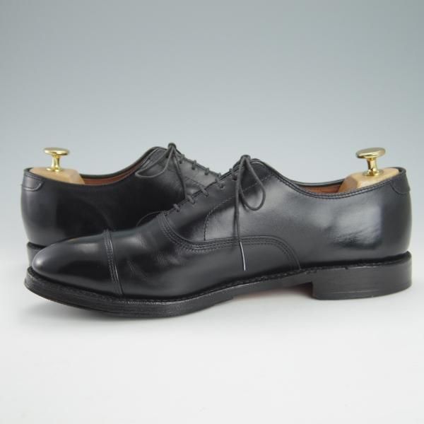 美品★(米)アレンエドモンズ 8D【定価￥75,900-★パークアベニュー/Park Avenue】ストレートチップ/黒/メンズ/ALLEN EDMONDS★g386
