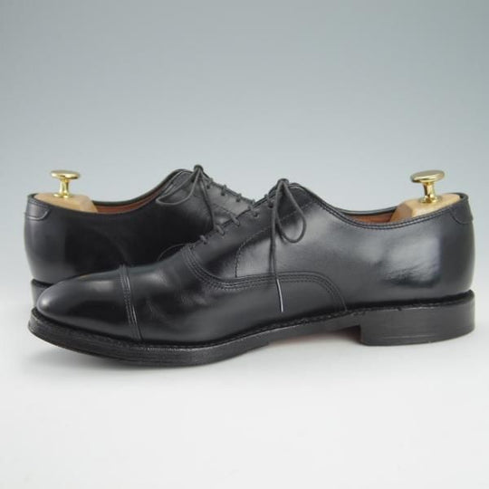 美品★(米)アレンエドモンズ 8D【定価￥75,900-★パークアベニュー/Park Avenue】ストレートチップ/黒/メンズ/ALLEN EDMONDS★g386
