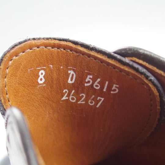 美品★(米)アレンエドモンズ 8D【定価￥75,900-★パークアベニュー/Park Avenue】ストレートチップ/黒/メンズ/ALLEN EDMONDS★g386