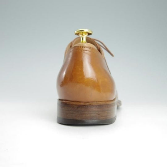 極上★(伊)BONORA/ボノーラ 9E【ハンドソーンウェルテッド製法★九分仕立て/旧ボノーラ】Uチップ/カーフ/薄茶/メンズ★g387