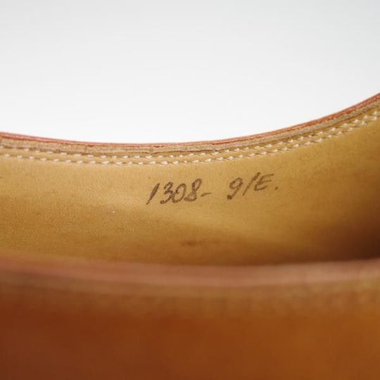 極上★(伊)BONORA/ボノーラ 9E【ハンドソーンウェルテッド製法★九分仕立て/旧ボノーラ】Uチップ/カーフ/薄茶/メンズ★g387