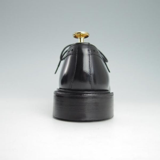 極美品★(英)チーニー 6E【定価￥68,200-★ダイナイトソール仕様/LOATLAND】125ラスト/セミブローグ/カーフ/黒/メンズ/CHEANEY★g388