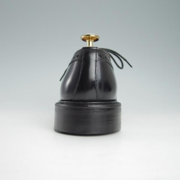 極美品★(英)チーニー 6E【定価￥68,200-★ダイナイトソール仕様/LOATLAND】125ラスト/セミブローグ/カーフ/黒/メンズ/CHEANEY★g388