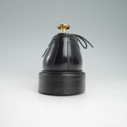 極美品★(英)チーニー 6E【定価￥68,200-★ダイナイトソール仕様/LOATLAND】125ラスト/セミブローグ/カーフ/黒/メンズ/CHEANEY★g388