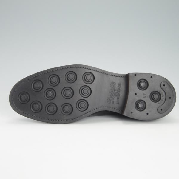 極美品★(英)チーニー 6E【定価￥68,200-★ダイナイトソール仕様/LOATLAND】125ラスト/セミブローグ/カーフ/黒/メンズ/CHEANEY★g388