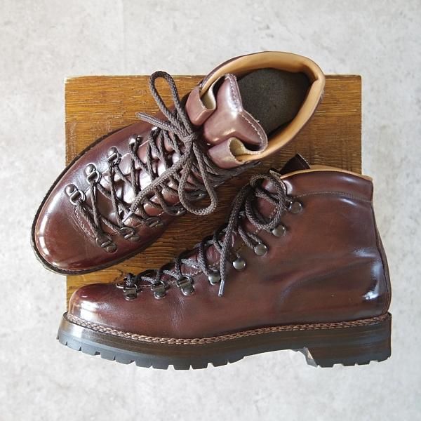 極美品★(伊)F.LLIジャコメッティ SIZE 41【現行モデル定価14万円程度★マルモラーダ/FG105】マウンテンブーツ/濃茶/Giacometti★g390