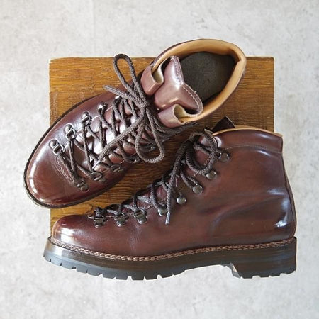 極美品★(伊)F.LLIジャコメッティ SIZE 41【現行モデル定価14万円程度★マルモラーダ/FG105】マウンテンブーツ/濃茶/Giacometti★g390