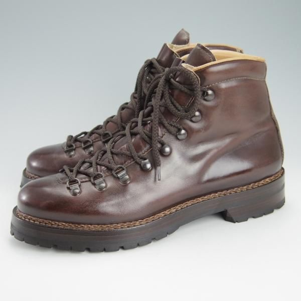 極美品★(伊)F.LLIジャコメッティ SIZE 41【現行モデル定価14万円程度★マルモラーダ/FG105】マウンテンブーツ/濃茶/Giacometti★g390