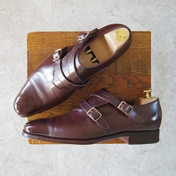 極美品★ホール&マークス SIZE 7【現行オーダー価格18万円以上★ハンドソーンウェルテッド製法/九分仕立て】ギルドオブクラフツ/Hall&marks★g391