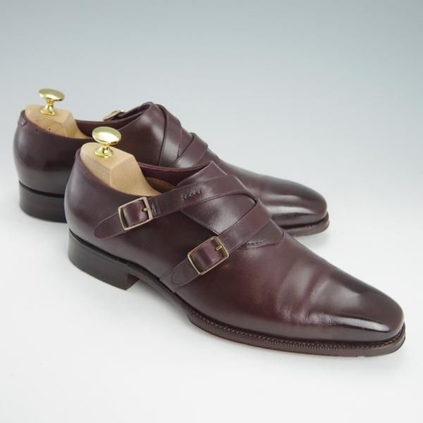 極美品★ホール&マークス SIZE 7【現行オーダー価格18万円以上★ハンドソーンウェルテッド製法/九分仕立て】ギルドオブクラフツ/Hall&marks★g391