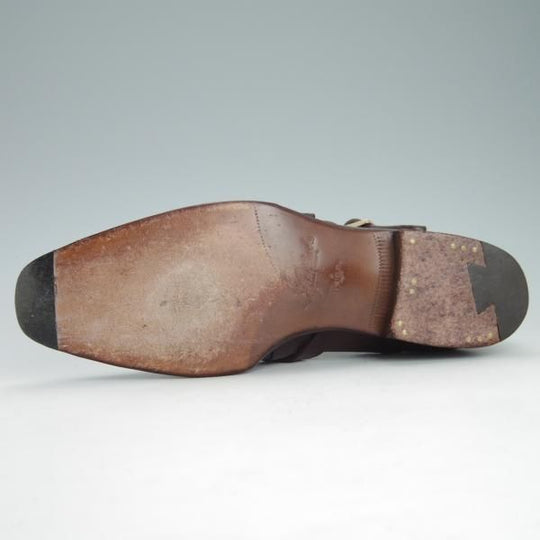 極美品★ホール&マークス SIZE 7【現行オーダー価格18万円以上★ハンドソーンウェルテッド製法/九分仕立て】ギルドオブクラフツ/Hall&marks★g391