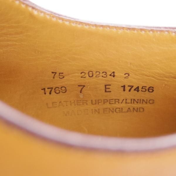 極上★(英)アルフレッド・サージェント 7E【貴重★アヴィニョン風モデル/ダイナイトソール仕様】Uチップ/カーフ/Alfred Sargent★g392