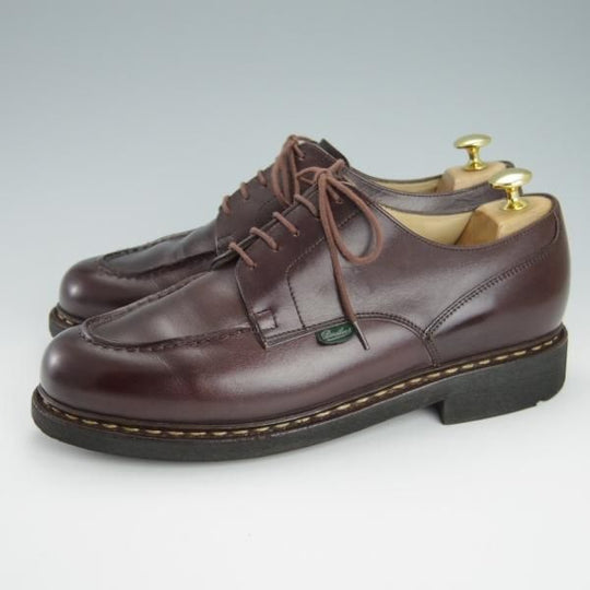 美品★パラブーツ SIZE 9【定価￥71,500-★シャンボード/CHAMBORD】カフェ/CAFE/リスレザー/TEXソール/Uチップ/茶/Paraboot★g393