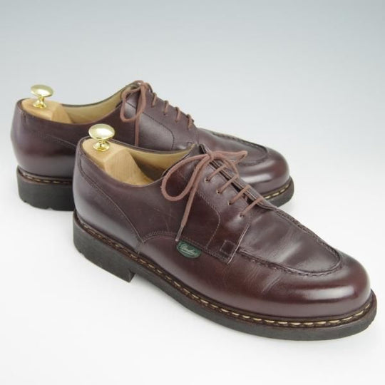 美品★パラブーツ SIZE 9【定価￥71,500-★シャンボード/CHAMBORD】カフェ/CAFE/リスレザー/TEXソール/Uチップ/茶/Paraboot★g393