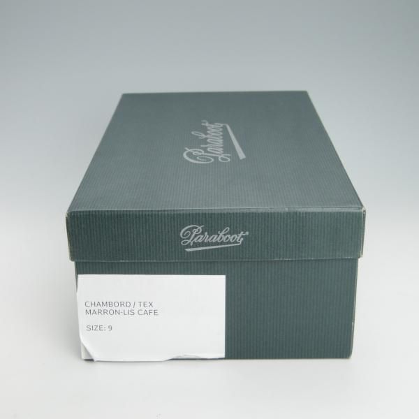 美品★パラブーツ SIZE 9【定価￥71,500-★シャンボード/CHAMBORD】カフェ/CAFE/リスレザー/TEXソール/Uチップ/茶/Paraboot★g393
