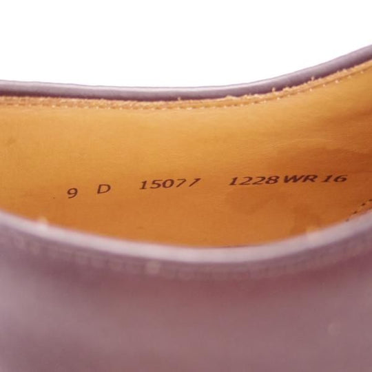 新品★(浅草)WHEEL ROBE/ウィールローブ 9D【定価￥58,000-★靴縁別注/(独)ワインハイマー社のボックスカーフ仕様】15077/濃茶★g402