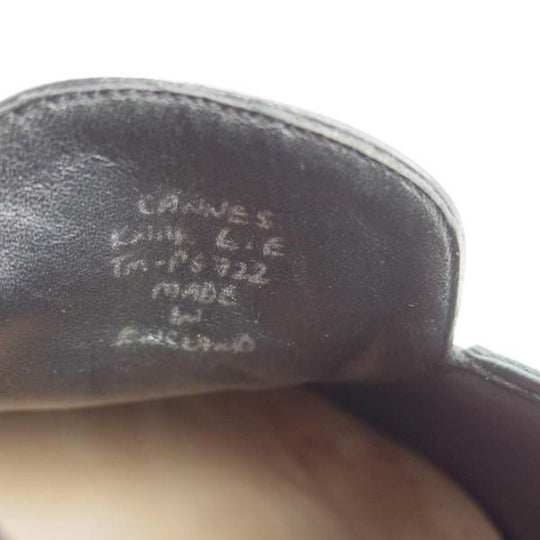 新品★(英)ガジアーノ&ガーリング 6E【定価￥237,600-★スキンステッチ仕様/Cannes】KN14ラスト/ローファー/黒/GAZIANO&GIRLING★g403