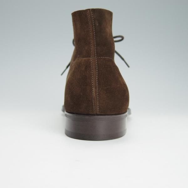 未使用★ジョンロブ 6E【同系モデル定価￥264,000-★ROMSEY2/ロムゼイ2】8000ラスト/チャッカブーツ/スエード/濃茶/JOHN LOBB★g405