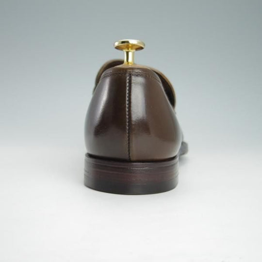 未使用★クロケット&ジョーンズ 6.5E【コードバン仕様★茶/ダークブラウン】375ラスト/SELBY2/バタフライローファー/Crockett&Jones★g406