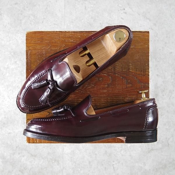 オールデンAldenブルックス別注コードバンタッセルローファー71/2E オールデンAldenブルックス別注コードバンタッセルローファー71