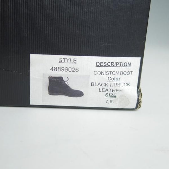 ほぼ試着程度★クロケット&ジョーンズ UK7/US7.5D【貴重★ブラックフリース別注/CONISTON BOOT】コニストン/黒/Crockett&Jones★g409