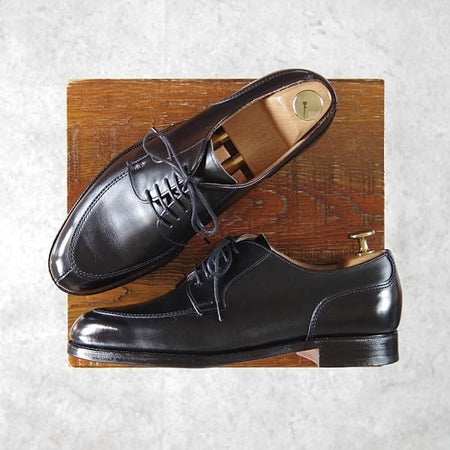 美品★(英)チーニー 6E【★Uチップ/175ラスト】カーフ/黒/メンズ/CHEANEY★g410