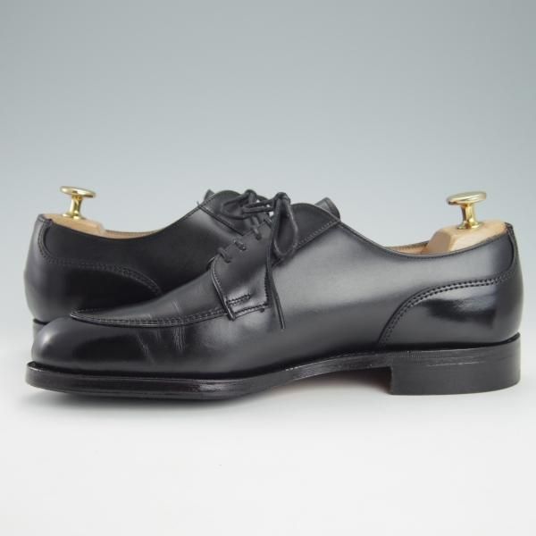 美品★(英)チーニー 6E【★Uチップ/175ラスト】カーフ/黒/メンズ/CHEANEY★g410