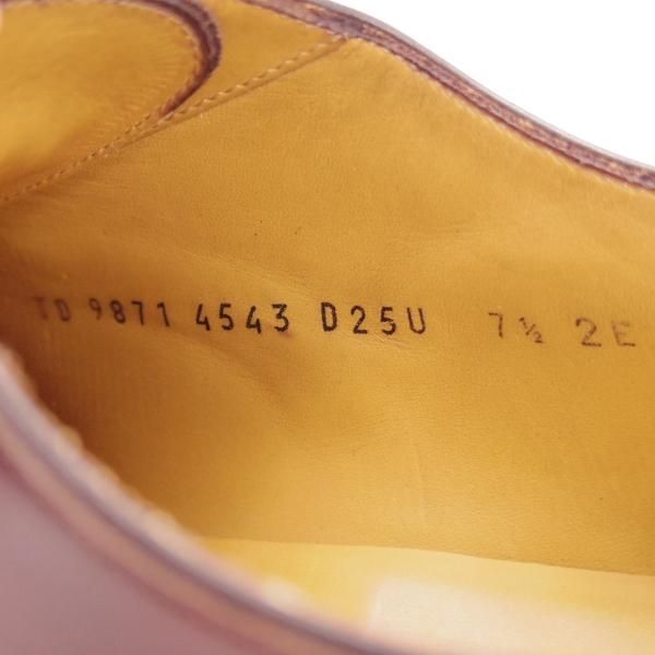 極上★(伊)サルヴァトーレ・フェラガモ 7.5EE【最上級★TRAMEZZAライン/トラメッザ】ストレートチップ/茶/Salvatore Ferragamo★g414