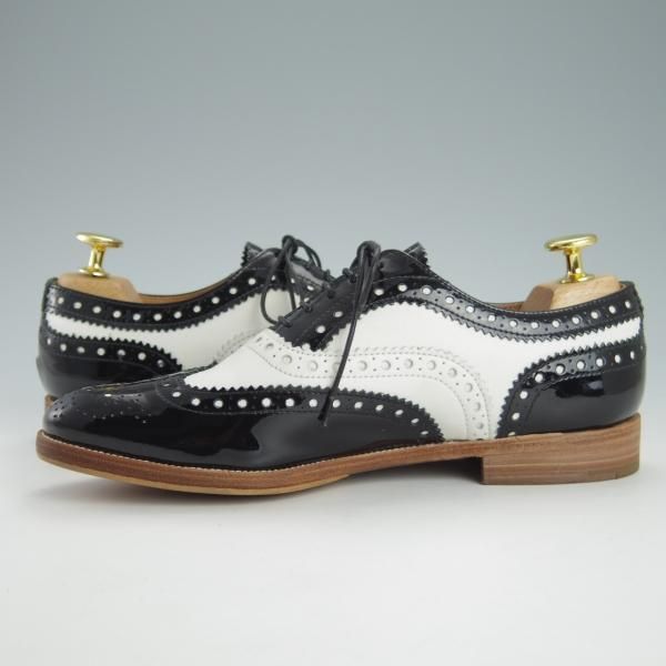 【極上美品】Church's BURWOOD フルブローグシューズ ブラック 極上美品】Church's BURWOOD フルブローグシューズ ブラック