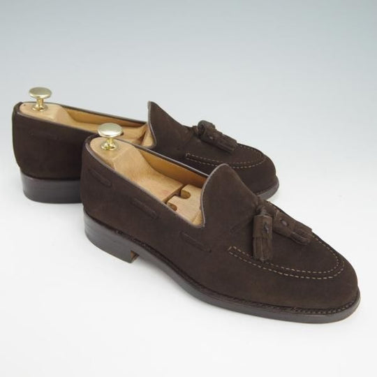 極上★(スペイン製)Berwick/バーウィック SIZE 6【定価￥29,160-★UNIVERSAL LANGUAGE別注/8491】タッセルローファー/スエード★g416
