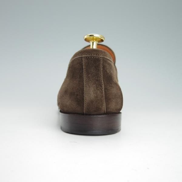 ★(伊)サントーニ SIZE 5【貴重★ビームスF別注/コインローファー】スリッポン/スエード/濃茶/メンズ/BEAMS/Santoni★g417