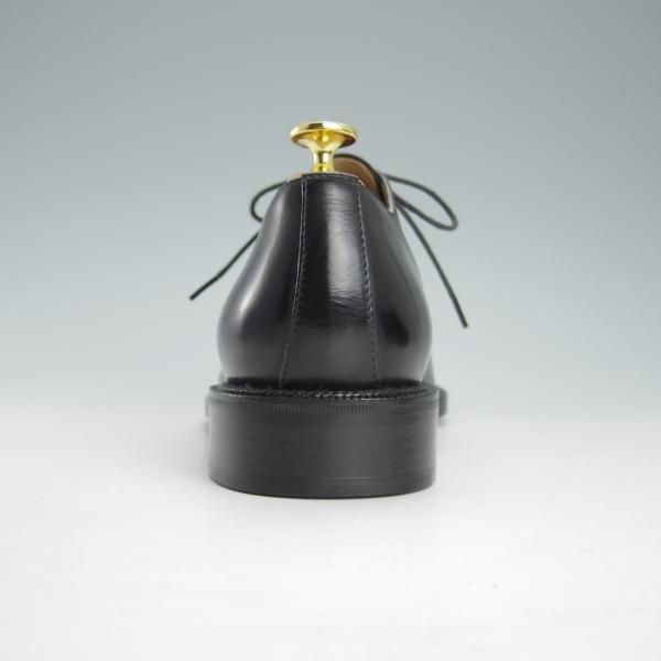 未使用★(伊)エルメネジルド・ゼニア SIZE 7【上級★ナポリクチュール/ブラックラピド製法】Napoli Couture/黒/Ermenegildo Zegna★g418