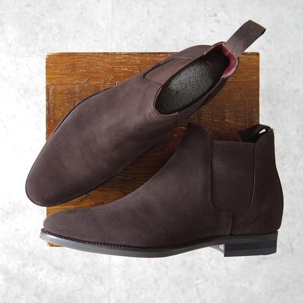 ほぼ未使用★トレーディングポスト SIZE 7【定価￥52,800-★(英)C.F.ステッド社のスエード/1608】サイドゴアブーツ/Trading Post★g420