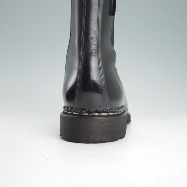 極美品★パラブーツ SIZE 5【定価￥80,300-★MANEGE/リスレザー】グリフソール/サイドゴアブーツ/NOIR/黒/メンズ/Paraboot★g421