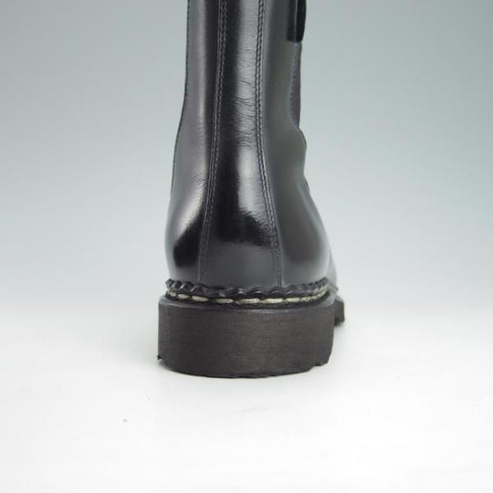 極美品★パラブーツ SIZE 5【定価￥80,300-★MANEGE/リスレザー】グリフソール/サイドゴアブーツ/NOIR/黒/メンズ/Paraboot★g421