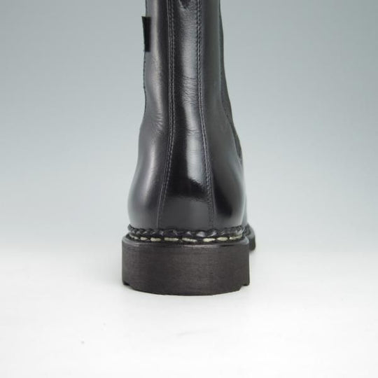 極美品★パラブーツ SIZE 5【定価￥80,300-★MANEGE/リスレザー】グリフソール/サイドゴアブーツ/NOIR/黒/メンズ/Paraboot★g421