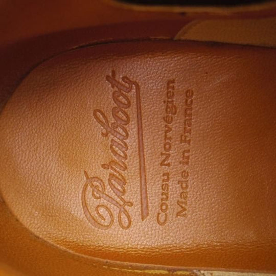 極美品★パラブーツ SIZE 5【定価￥80,300-★MANEGE/リスレザー】グリフソール/サイドゴアブーツ/NOIR/黒/メンズ/Paraboot★g421