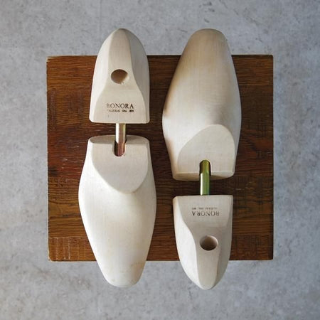 極上★(伊)BONORA/ボノーラ 8E【貴重★2147/純正シューツリー】木製シューキーパー/メンズ★g429