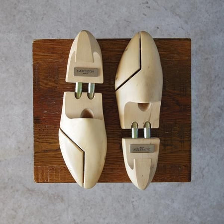 極上★J.M.ウェストン SIZE 5【定価￥15,400-★022L/純正シューツリー】木製シューキーパー/メンズ/Weston/ウエストン★g430