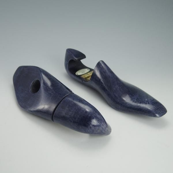 美品★(英)アンソニー・クレバリー SIZE 5【貴重★純正シューツリー/ヒンジ式】木製シューキーパー/メンズ/ANTHONY CLEVERLEY★g431