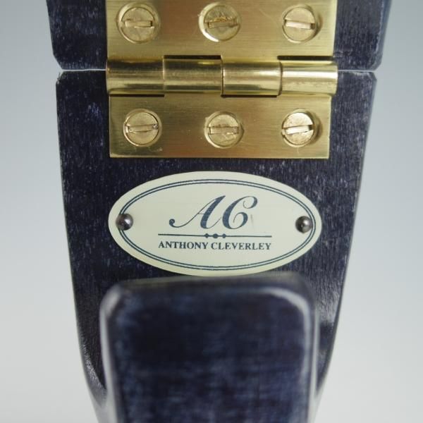 美品★(英)アンソニー・クレバリー SIZE 5【貴重★純正シューツリー/ヒンジ式】木製シューキーパー/メンズ/ANTHONY CLEVERLEY★g431
