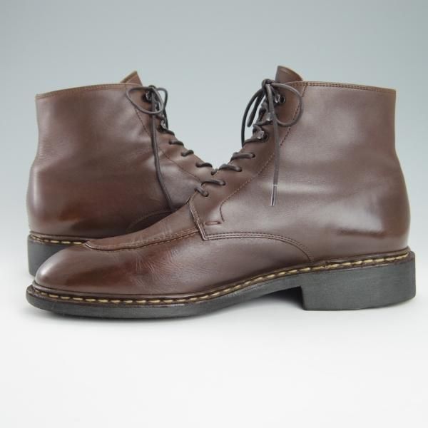 極上★パラブーツ SIZE 7.5【貴重★ブーツ仕様のルソー/TOCQUEVILLE】アクティブソール/カーフ/濃茶/Uチップ/メンズ/Paraboot★g435