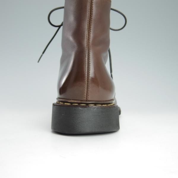 極上★パラブーツ SIZE 7.5【貴重★ブーツ仕様のルソー/TOCQUEVILLE】アクティブソール/カーフ/濃茶/Uチップ/メンズ/Paraboot★g435