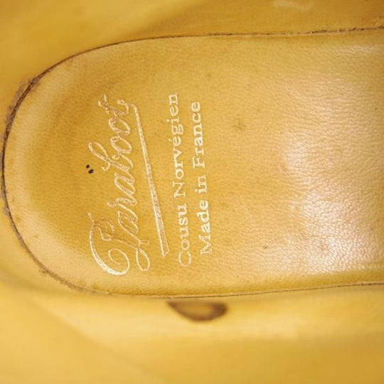 極上★パラブーツ SIZE 7.5【貴重★ブーツ仕様のルソー/TOCQUEVILLE】アクティブソール/カーフ/濃茶/Uチップ/メンズ/Paraboot★g435