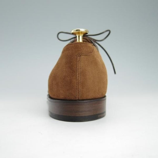 新品★(英)チーニー 7.5F【日本未入荷モデル★ARTHINGWORTH/130ラスト】ストレートチップ/スエード/茶/メンズ/CHEANEY★g436