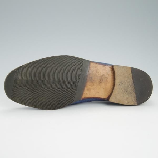 極上★(伊)アルティオリ SIZE 6【貴重★クロコ仕様/(伊)Battaglia別注】コインローファー/カーフ/コンビ/メンズ/ARTIOLI★g441