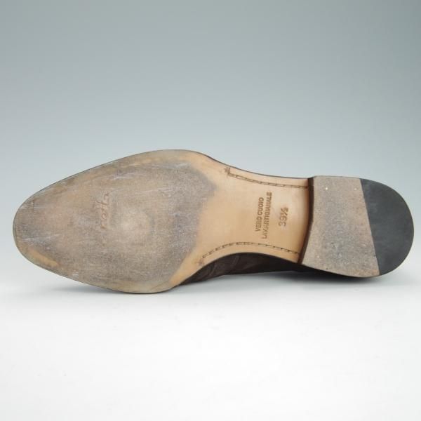 美品★POLPETTA/ポルペッタ SIZE 39.5【★ローファー/スエード】濃茶/メンズ★g442